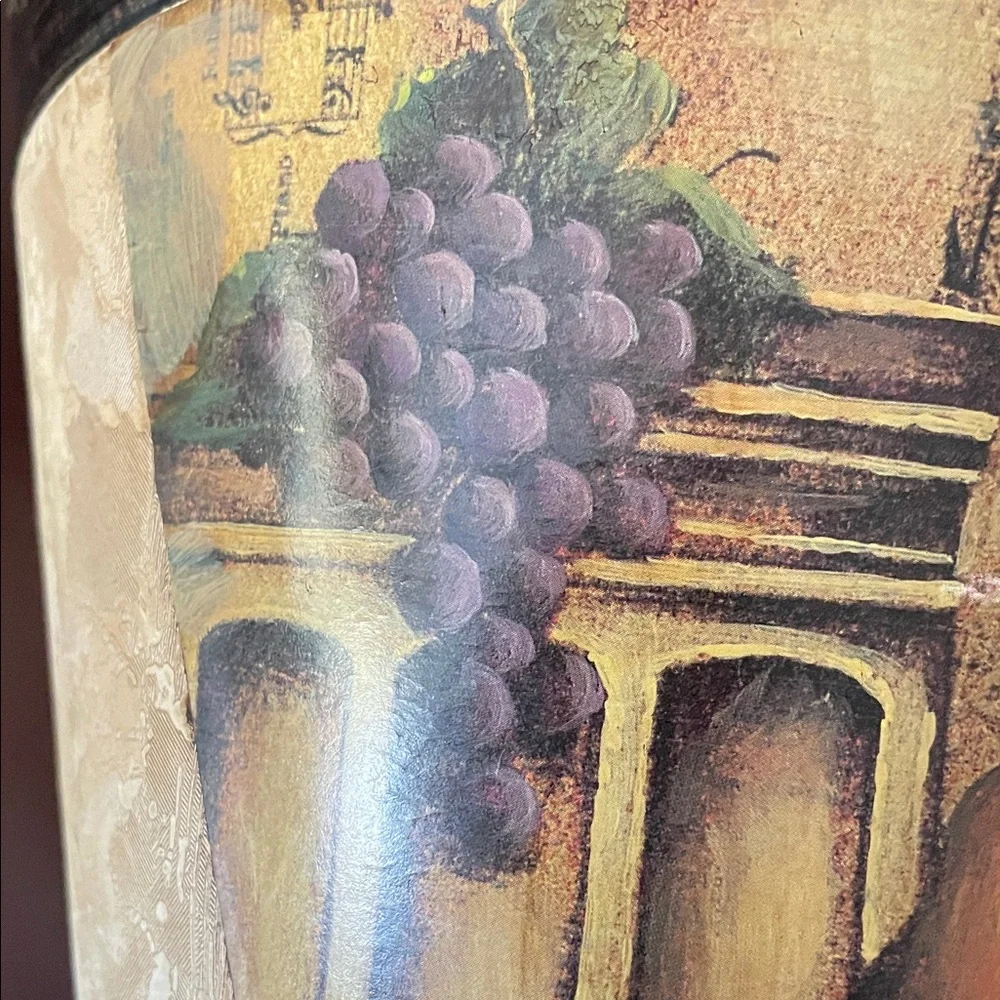 VTG Decorative Style Vase with Fruit Motif